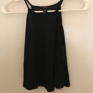 Forever 21 black tank/crop top